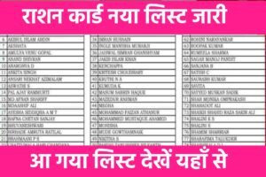 Ration Card New List PDF : राशन कार्ड नया लिस्ट 2023 आ गया, यहाँ से चेक करें अपना नाम