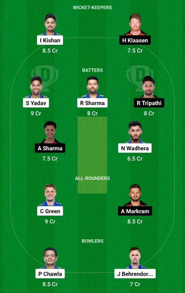 Today Dream11 Best Team With Captain And ViceCaptain