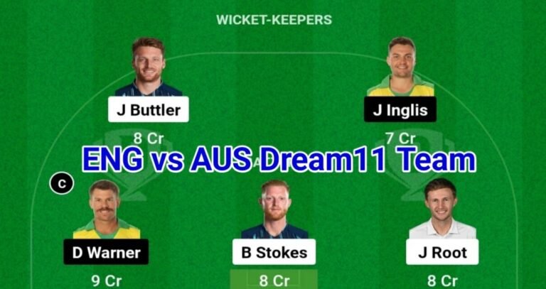 ENG Vs AUS World Cup Dream11 Team Prediction: इंग्लैंड बनाम ऑस्ट्रेलिया के मैच में इस खिलाड़ी को कप्तान उप कप्तान बनाकर फर्स्ट प्राइज जीते