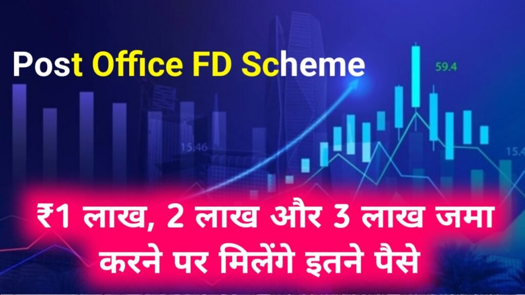 Post Office FD Scheme: ₹1 लाख, 2 लाख और 3 लाख जमा करने पर मिलेंगे इतने पैसे