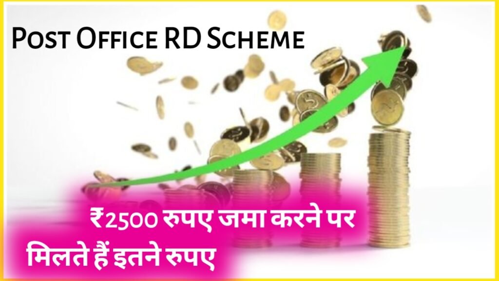 Post Office RD Scheme: ₹2500 रुपए जमा करने पर मिलते हैं इतने रुपए