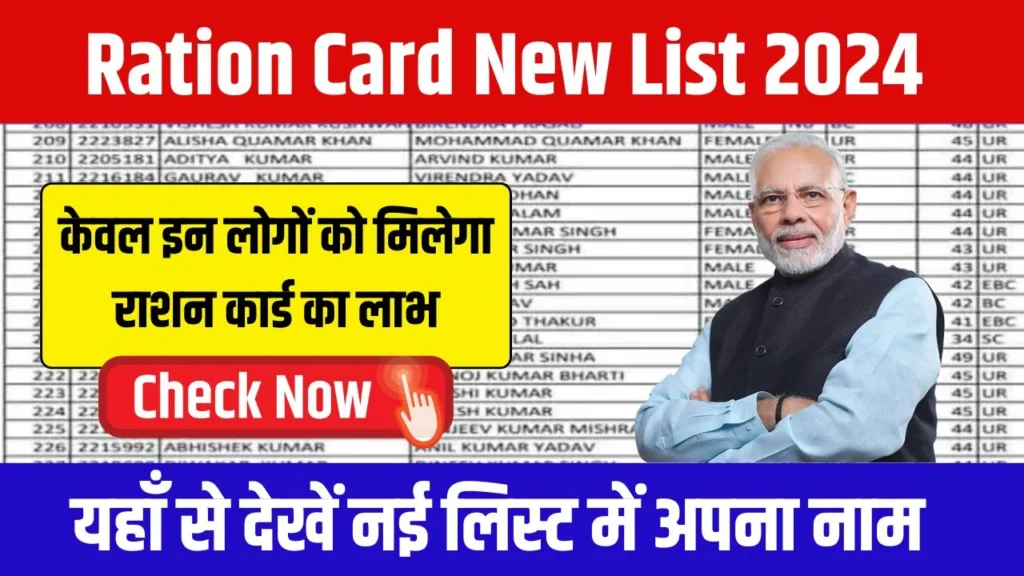 Ration Card New Gramin List 2024: राशन कार्ड की नई ग्रामीण लिस्ट जारी, यहाँ से जल्दी अपना नाम चेक करें