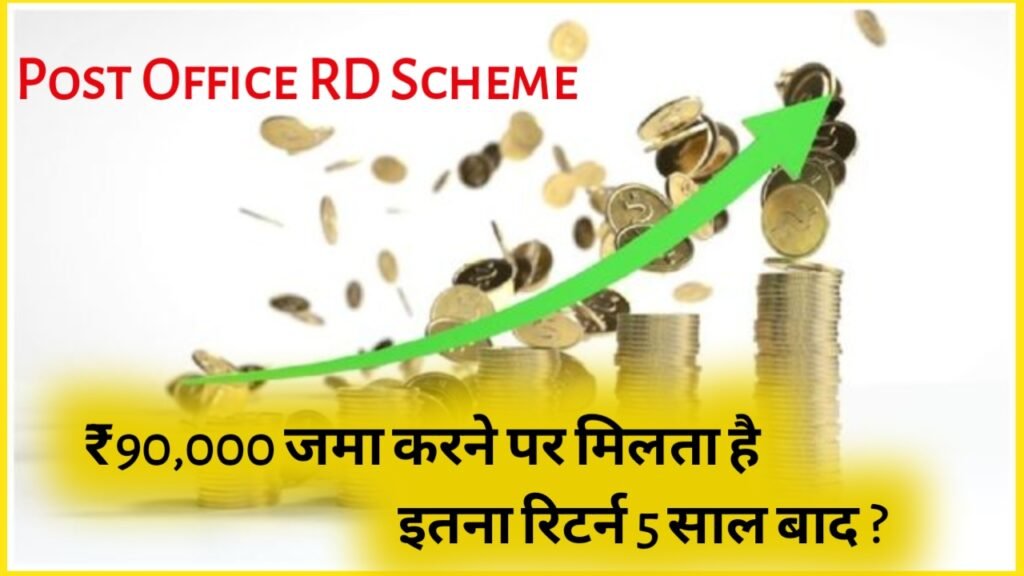 Post Office RD Scheme: ₹90,000 जमा करने पर मिलता है इतना रिटर्न 5 साल बाद ?